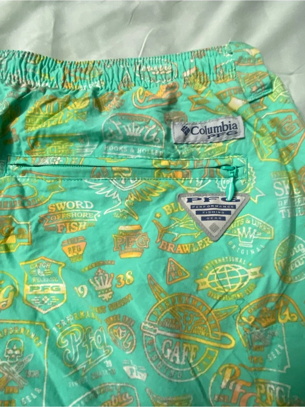 Columbia PFG Backcast III Water Shorts - Men's XXL Drawstring